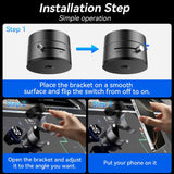 Vacuum Magnetic Suction Phone Holder (All iPhones, Android & GPS Devices and Cases Compatible)