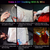 Automaze El Wire, 5M Neon Lights 5V with Fuse Protection for Car Interior Decoration ( Ice Blue )